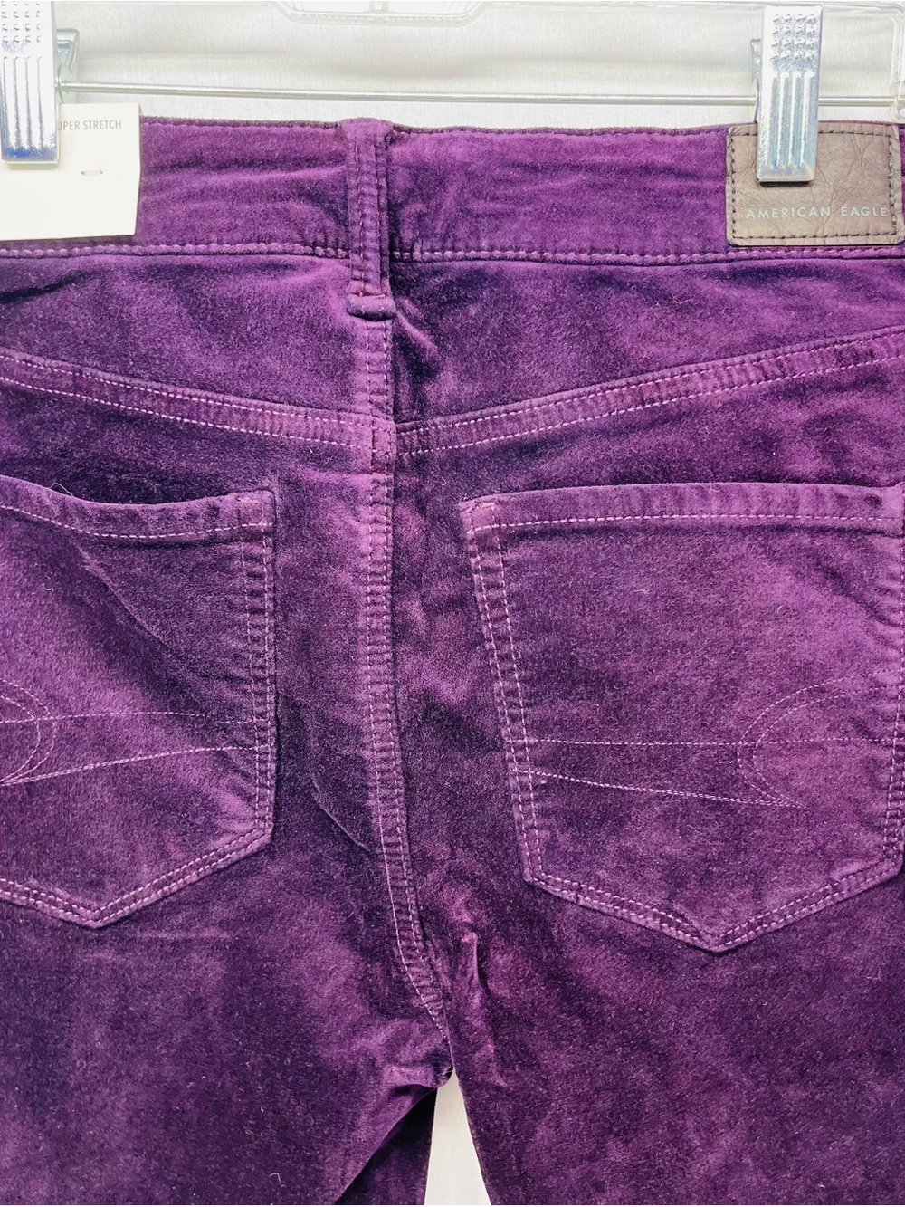 American Eagle Outfitters Women’s Purple Skinny Corduroy Jeans